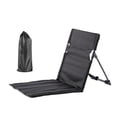 thumbnail image 1 of Portable Ultralight Folding Chair For Outdoor Camping Fishing Or Backpacking With Backrest And Compact Design In Black E-215 Black, 1 of 8
