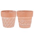 thumbnail image 1 of 2pcs Outdoor Plant Pots Terracotta Flowerpot Desk Ornament for Home Office, 1 of 7