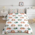 thumbnail image 1 of Erosebridal Camping Car Comforter Sets Toddler Size, Rustic Flower Comforters & Duvets, Rustic Farmhouse Decor, Reversible 2pcs, 1 of 8
