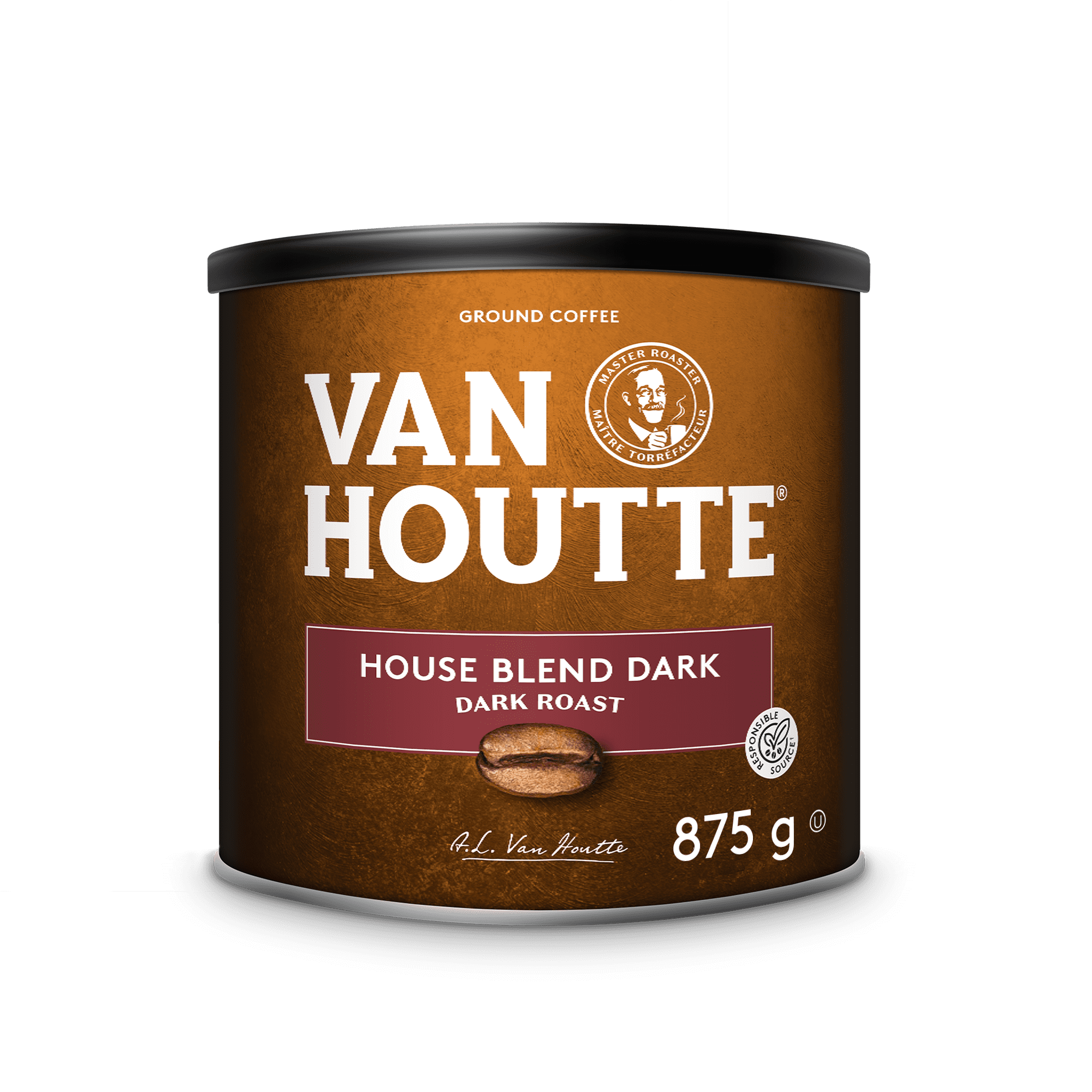 Van Houtte House Blend Dark, Dark Roast, Ground Coffee