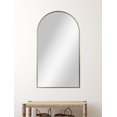 thumbnail image 2 of Hometrends Wall Mirror, 25.67x45.75" Brushed Gold, 2 of 5