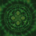 thumbnail image 1 of Ahgly Company Machine Washable Indoor Square Transitional Green Area Rugs, 7' Square, 1 of 7
