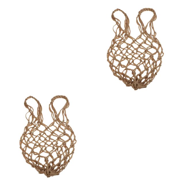 Baohd 1/2/3/5 Mesh Ball Bag Basketball Ball Carry Mesh Storage Net Bag Holder Brown 2PCS