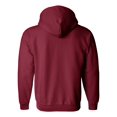 thumbnail image 2 of Gildan Mens Heavy Blend Full Zip Hooded Sweatshirt, 2XL, Cardinal Red, 2 of 2