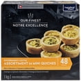 thumbnail image 2 of Our Finest Mini Quiche Collection, 1 kg, 2 of 5