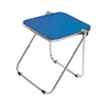 thumbnail image 4 of GROWTH TANK Small Foldable TV Tray Table Coffee Table Living Room Dinner Table Folding Snack Table for Dormitory Yard Apartment Blue, 4 of 9