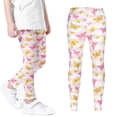 thumbnail image 2 of IROINID en Solde Leggings pour Filles Imprimé Dessin Animé Anti-Moustique Style Mince, Rose, 2 of 6