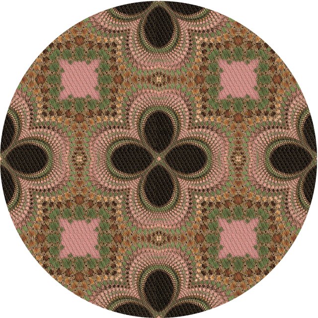 Ahgly Company Tapis d'Intérieur Lavable à la Machine, Carré, Transitionnel, Bronze Brun, Tapis de Zone, 3 Pieds Carré