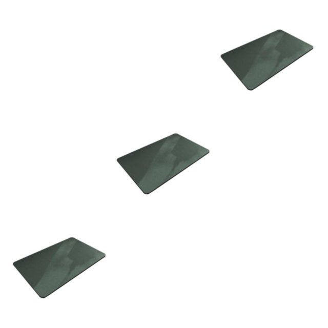 Transemion 1/2/3/5 Prompt And Strong Water Absorption Quick-drying Bath Rug No Shedding No Dirt Hiding Bath Rug-Rubber GFT1101 30*40cm 3PCS