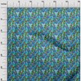 thumbnail image 3 of oneOone Cotton Flex Medium Blue Fabric Abstracts Sewing Craft Projects Fabric Prints By Yard 40 Inch Wide, 3 of 5