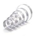 thumbnail image 4 of 6Pcs Stainless Steel Punching Cake Mold Mousse Cheese safe Mousse Cake Tower Ring Various Shapes Cake Ring, 4 of 9