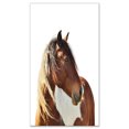 thumbnail image 2 of Grande Illustration de Cheval Brun - Impression d'Art sur Toile d'Animal, 2 of 3