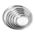 thumbnail image 4 of Pizza Pan Set CHEF Stainless Steel Round Baking Pizza Pans Pizza Tray For Pizza Pie Cake Cookie Heavy Duty & Durable Oven Pan with Rack, 4 of 8