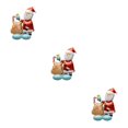 thumbnail image 2 of Ruiboury Party Decor Essential Christmas Foil Balloons With Exquisite Patterns Balloon Christmas Suitable For Any Places multicolor Gift Box Santa Claus 3Set, 2 of 6