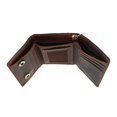 thumbnail image 5 of Cazoro  RFID Vintage Leather Trifold Chain Wallet (Men's), 5 of 5