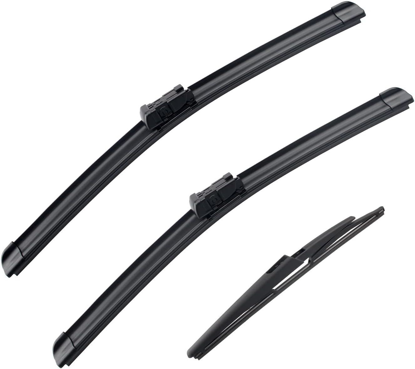 ORUYROP 26"+20" Windshield Wipers With 14" Rear Wiper Blade Sets Automotive Replacement for Volvo XC60 2009-2011,Easy For Installation (Pack of 3)