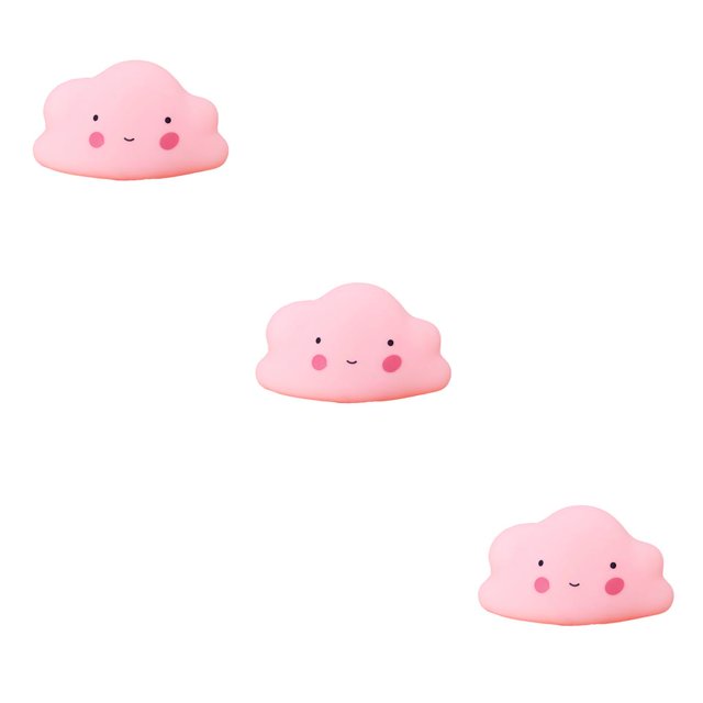 serony Child Decor LED Night Light Sleep Lamp Star Sun Cloud Baby Cute Gift pink cloud 3Set