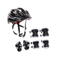 thumbnail image 3 of Siruishop Ensemble de 7 Pcs Casque pour Enfants Casque de Planche à Roulettes pour Sports Multiples Patin à Roulettes Noir, 3 of 8