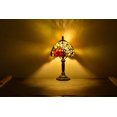 thumbnail image 2 of Tiffany Style Desk Lamp Table Lamp Bedroom Stained-Glass Bronze 14.5'' Height, 2 of 4