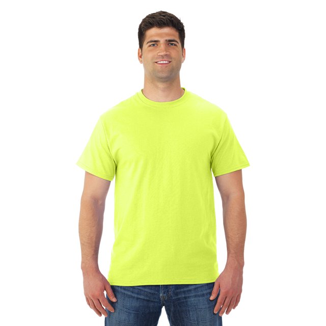 Jerzees T-Shirt à Manches Courtes pour Hommes DRI-POWER Active, S, Vert Saftey
