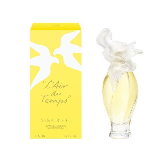 (pack 9) L'air Du Temps By Nina Ricci Eau De Toilette Spray With Bird Cap1.7 oz