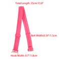 thumbnail image 3 of Women Adjustable 1.5cm Elastic Band Bra Straps 2 Pairs Pink for Fashion Use, 3 of 5