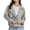 Grey, variant on Atogsazn Cropped Trench Coat for Women Casual Long Sleeve Notched Lapel Jackets Fall Winter Clothes with Pockets Khaki S Fashion