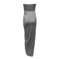 thumbnail image 5 of Robes de Cocktail d'Été Grande Taille BLVB pour Femmes, Robe Longue Froncée à Épaules Dénudées, Fendue, pour Fête, Boîte de Nuit, Plage, 5 of 5