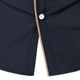 thumbnail image 5 of Penkiiy Chemise Habillée Décontractée pour Homme à Manches Longues Extensible Sans Plis Coupe Régulière à Boutons TP Bleu Marine, 5 of 5