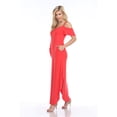 thumbnail image 2 of White Mark Women's Cold Shoulder Maxi Dress, 2 of 4