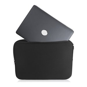 HONMEET Laptop Sleeve Case Bag Black Fits 13 to 14 Inch Laptops with Zipper Closure