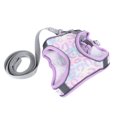 thumbnail image 1 of Pet Harness Leash Set, Breathable Dog Training Leash Mesh Breathable Dog Vest Harness Adjustable Pet Walking Harness With 1.5m Leash For Pet Outdoor Walking, 1 of 8