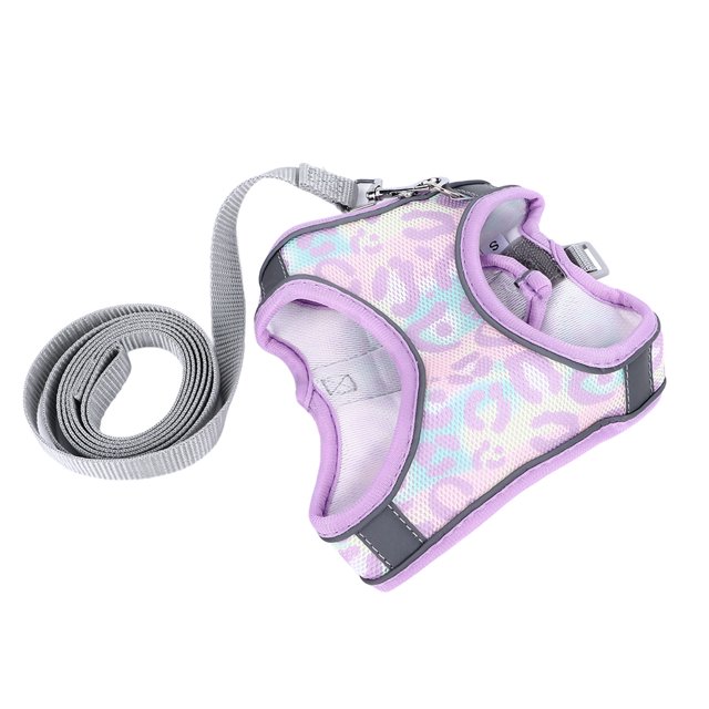 Pet Harness Leash Set, Breathable Dog Training Leash Mesh Breathable Dog Vest Harness Adjustable Pet Walking Harness With 1.5m Leash For Pet Outdoor Walking