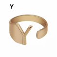 thumbnail image 1 of CUITING Bague Mode Ajustable Initiale Alphabet Lettre A-Z Bagues pour Femmes Bijoux-Argent C, 1 of 9
