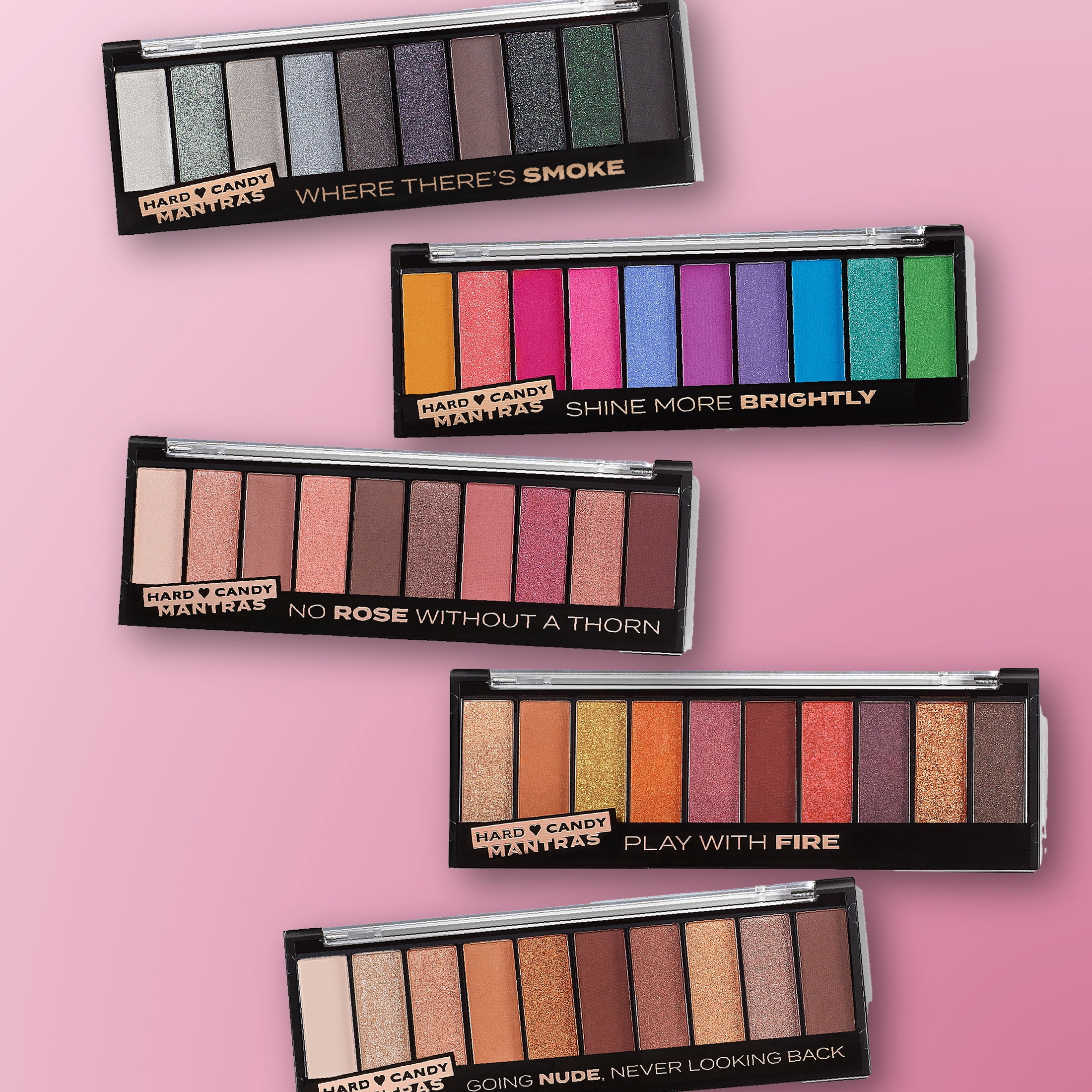 Hard Candy , Palette d'Ombres à Paupières Top 10, 10 Teintes Longue Tenue