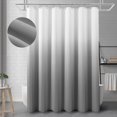 thumbnail image 1 of Rideau de Douche Gris Rideaux de Douche Gris et Blanc Ombrés pour Salle de Bain Hôtel de Luxe Spa, Lavable à la Machine, Rideau de Salle de Bain Décoratif, Lin Gris Texturé – Rideau de Douche, 1 of 5