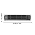 thumbnail image 3 of Mini Wall Mounted Aair Conditioner Split Portable Air Cooler Fan with Remote Control, Quiet 3-Speed Wall Mountable Ductless Cooling Unit for School Car RV Office Bedroom Kitchen, 3 of 7