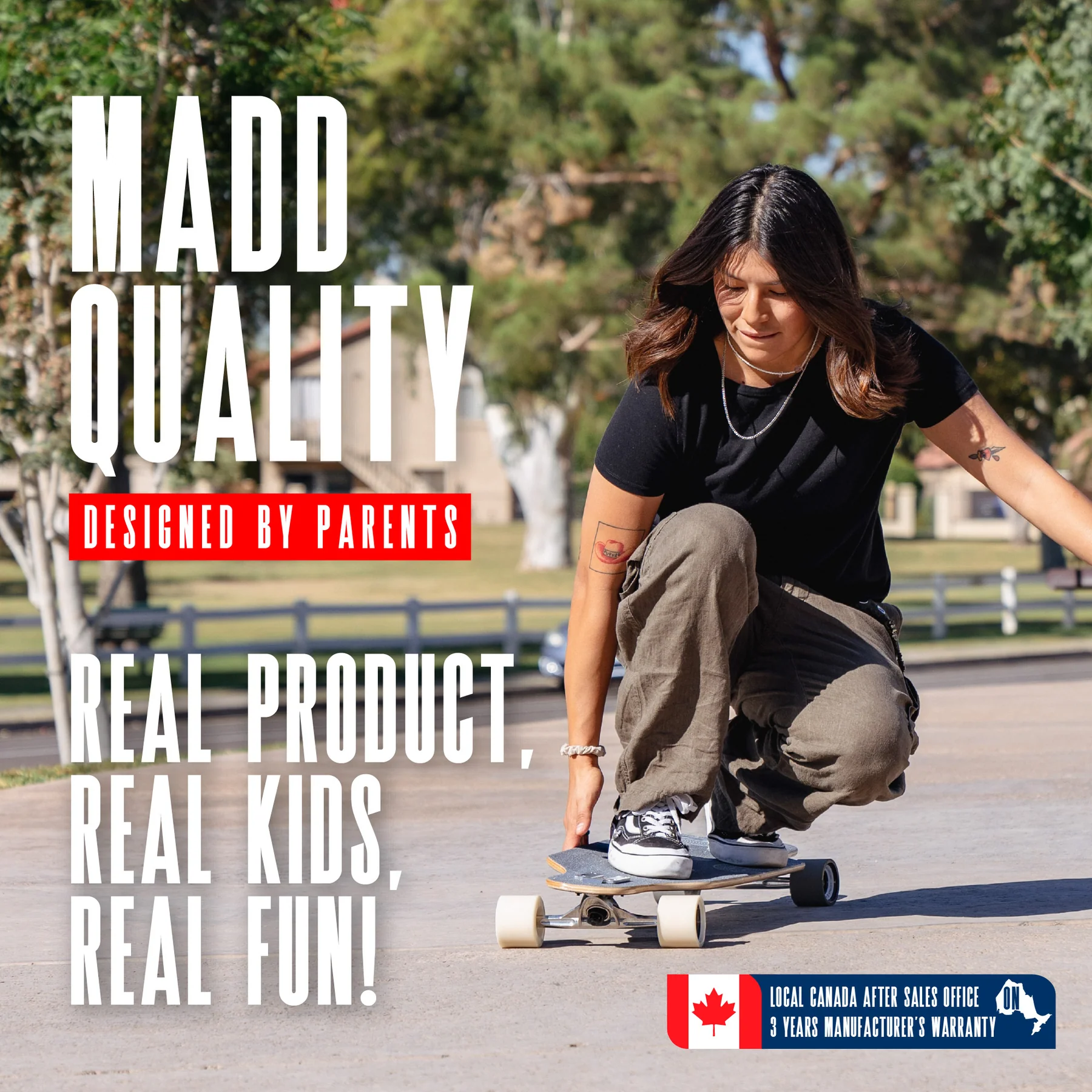 Madd Gear 31 Drop Through Skateboard - Terrain