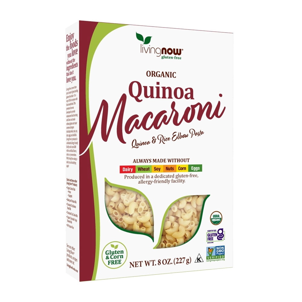 NOW Foods - Organic Quinoa Macaroni - 8 oz.