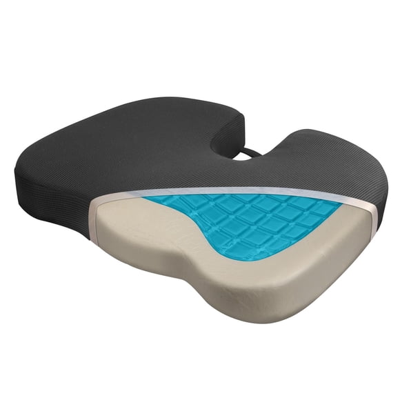 Wagan Tech RelaxFusion™ Memory + Gel Coccyx Cushion