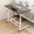 thumbnail image 1 of Standing Desk Adjustable Height, Mobile Stand Up Desk with Wheels, Small Computer Desk Rolling Desks, 1 of 7