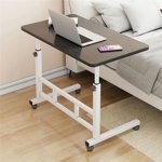 Standing Desk Adjustable Height, Mobile Stand Up Desk with Wheels, Small Computer Desk Rolling Desks