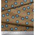 thumbnail image 2 of Soimoi Poly Georgette Fabric Dart Board Sports Print Fabric by Yard 42 Inch Wide, 2 of 3