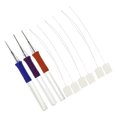 thumbnail image 3 of Embroidery Pen with Punch Needles for DIY Stitching Tools Lightweight Portable Blue ABS Handle Stainless Steel 9pcs, 3 of 8