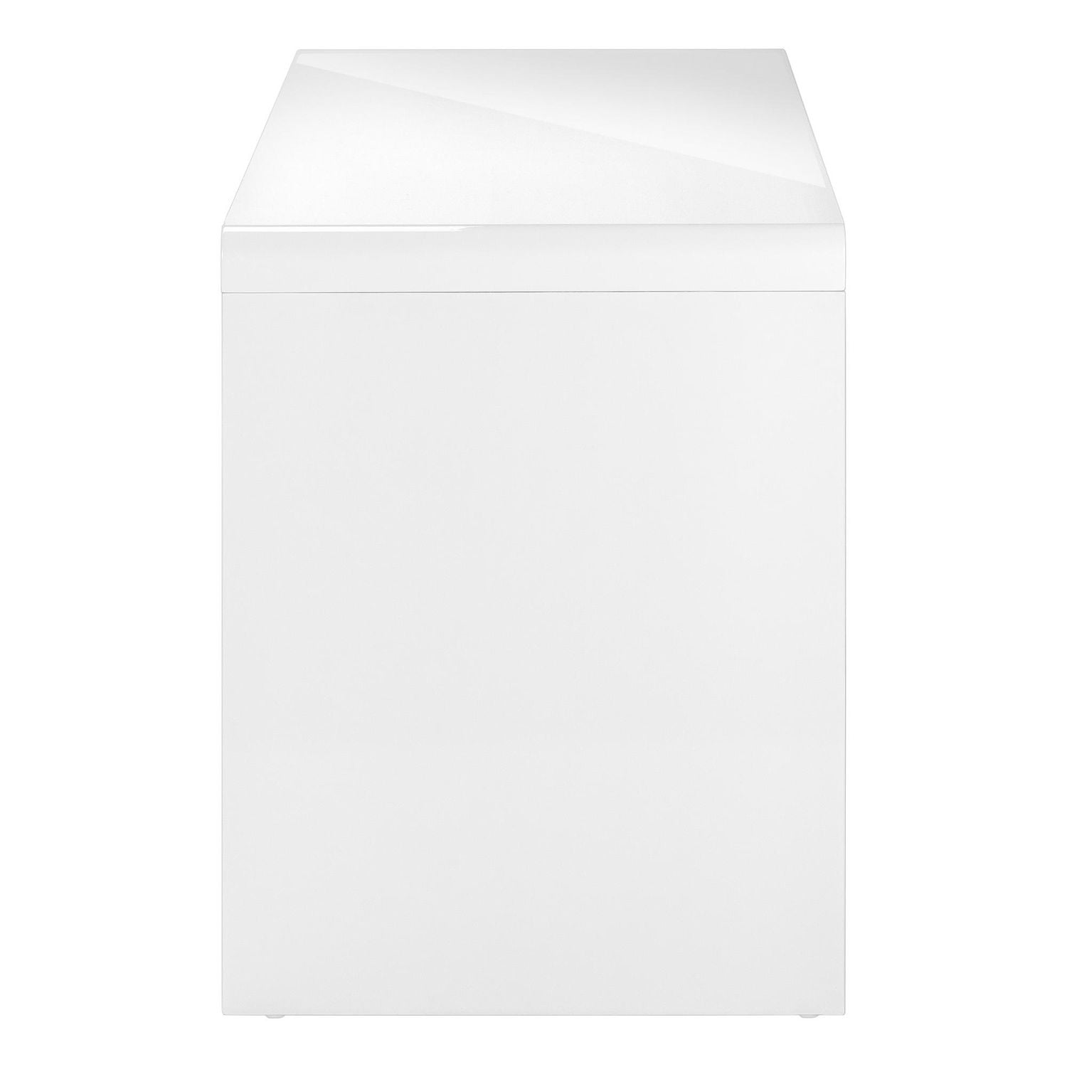 Monarch Specialties Bureau, Bureau À Domicile, Ordinateur Portable, Configuration Gauche, Droite, Tiroirs De Rangement, 60"l, Travail, Stratifié, Blanc Lustré, Contemporain, Moderne
