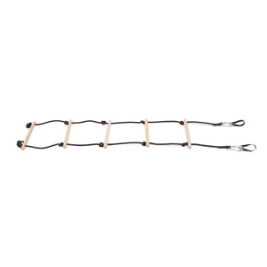 Échelle de suspension pour enfants, facile à installer 5 Étapes Les enfants balancent l'échelle de corde Empêcher Slip Stable pour le terrain de jeu