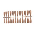 thumbnail image 1 of Nail Enhancement Tablets Chic Dot Design Not Susceptible to Allergies Frosted Texture Fake Fingernail Charming Manicure Tips JM-03Skin Color, 1 of 7