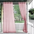 thumbnail image 2 of Bowayaoa Rideaux d'Extérieur Imperméables pour Patio - Pare-Soleil Écran d'Intimité avec Oeillets en Métal, Couvre-Fenêtre Résistant aux UV pour Véranda, Terrasse, Pavillon - 83 Pouces x 51 Pouces Bleu Marine Blanc Kaki Vert, 2 of 7
