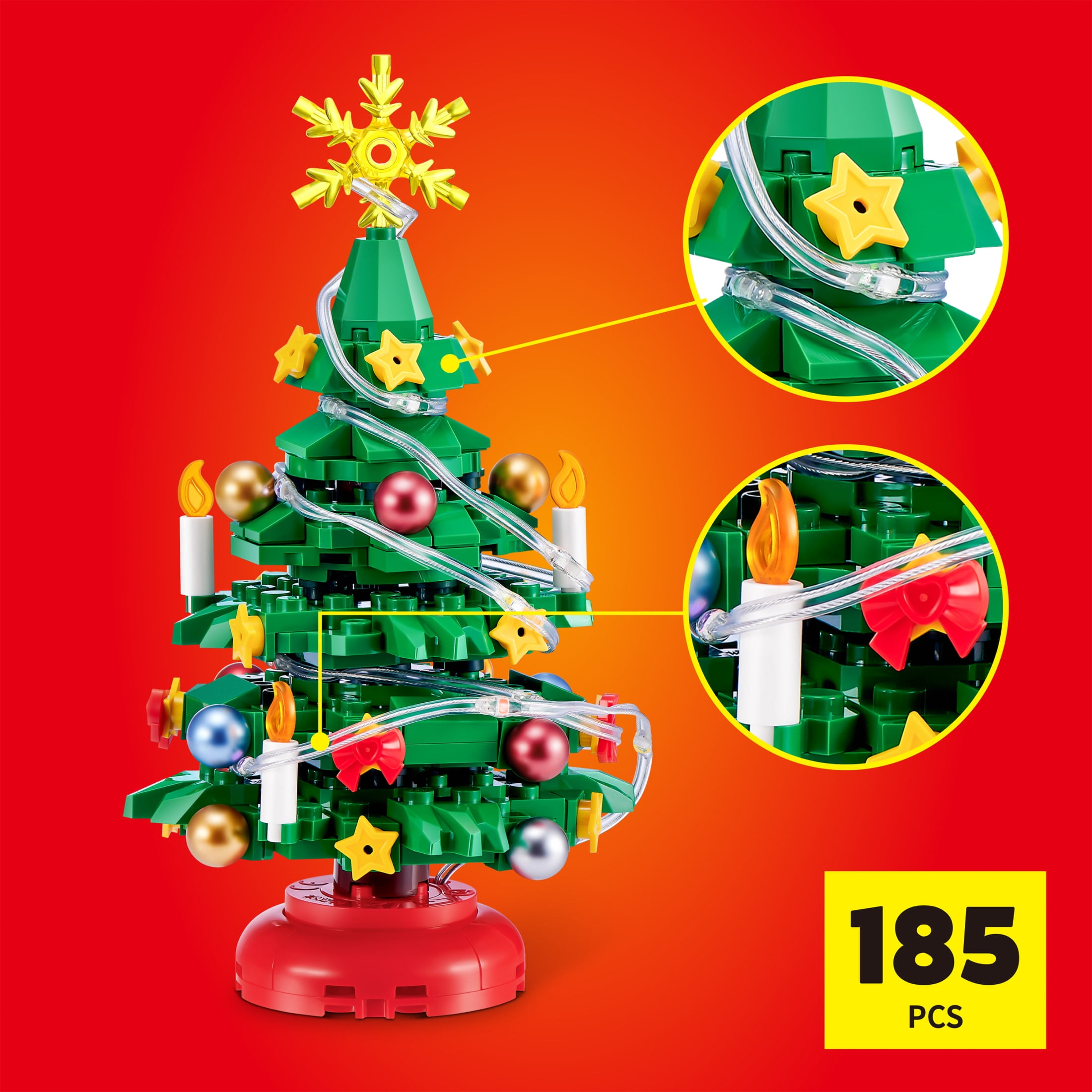 MAX BUILD MORE Premium Bricks LED Christmas Tree by ZURU - Walmart.ca