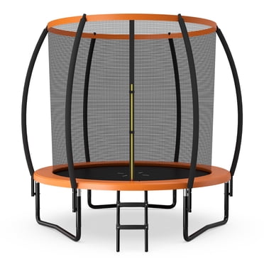 Gymax 12FT Recreational Trampoline w/ Ladder Enclosure Net Safety Pad Outdoor